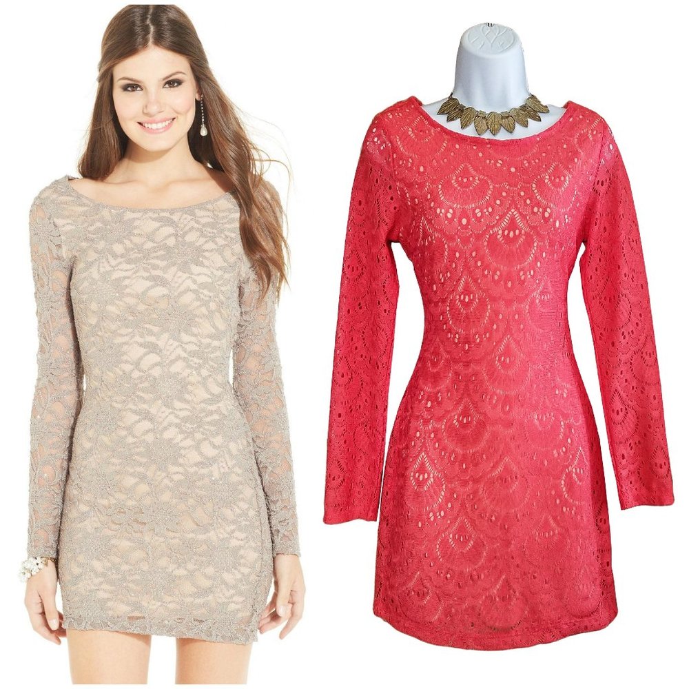 NWOT Emerald Sundae Lace Bodycon Dress